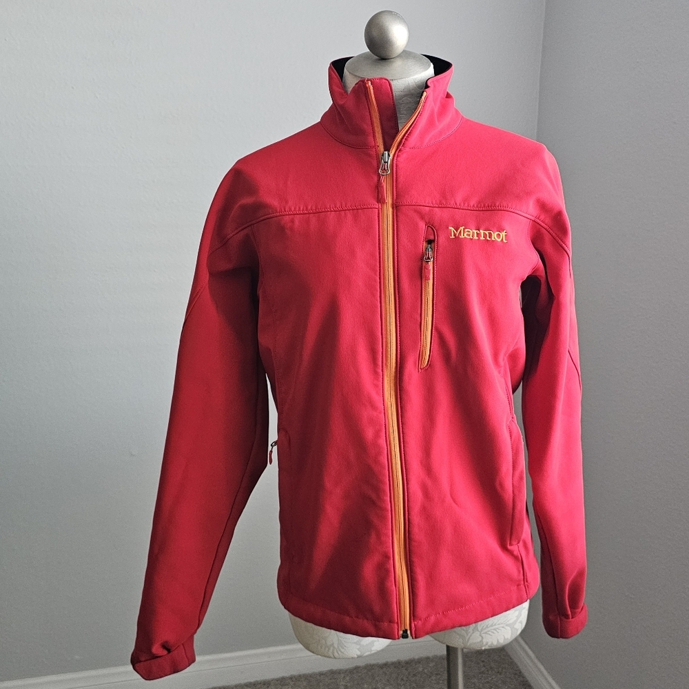 Marmot Soft Shell Jacket Red Small - image 1